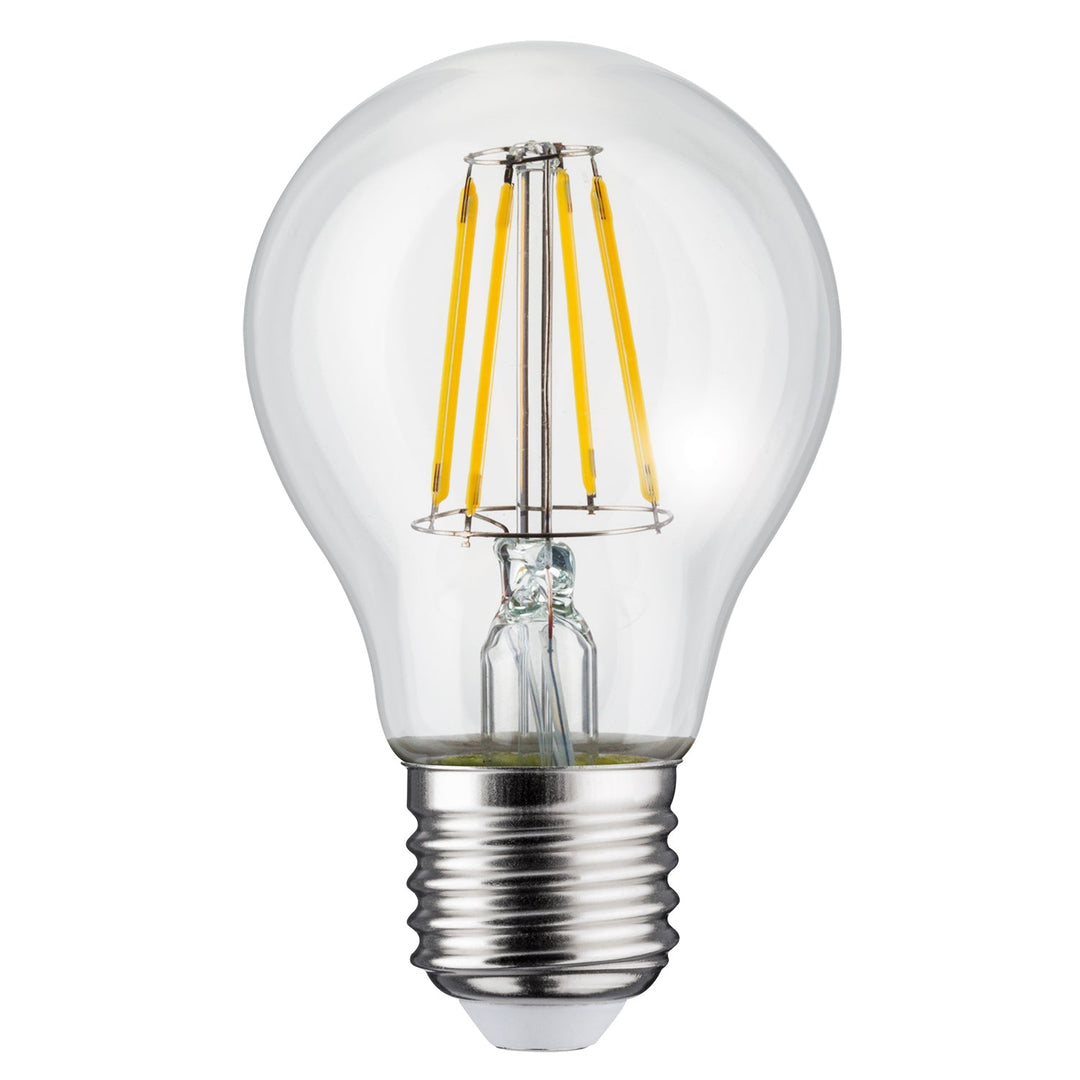 Wall lamp 1xE27 Maclean, max load 60W, IP65, grey color, MCE519 GR + LED filament bulb E27, 11W 230V Maclean Energy MCE280 WW warm white 3000K 1500lm retro edison decorative A60