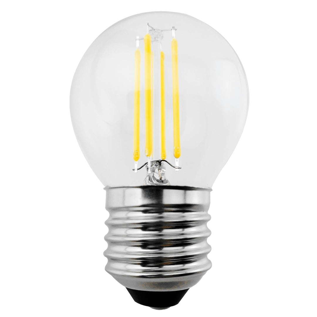 Wall lamp 1xE27 Maclean, max load 60W, IP65, black color, MCE519 B + LED filament bulb E27, 6W 230V Maclean Energy MCE284 WW warm white 3000K 720lm retro decorative edison