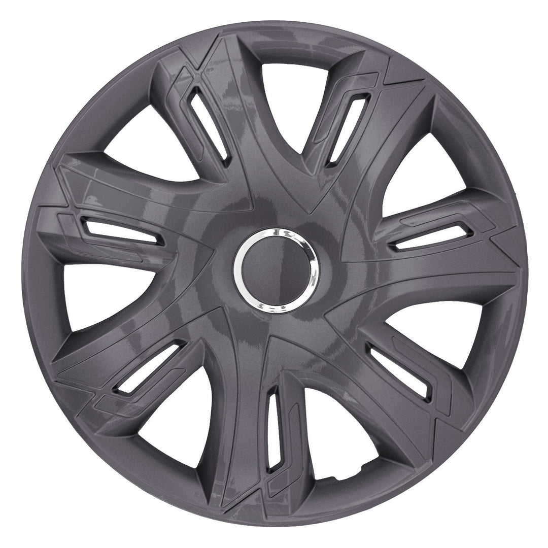 Universal hub cap 14'' NRM Supernova graphite 1 piece wheel trim