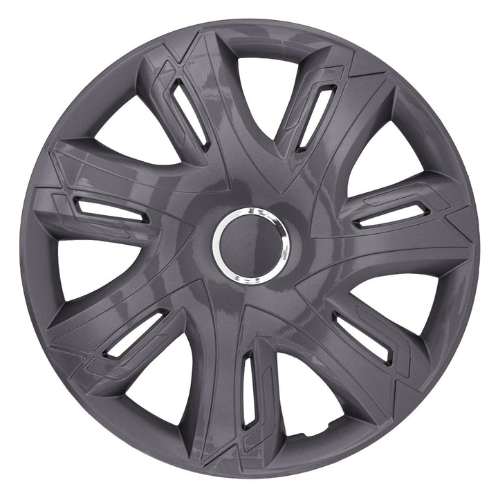 Universal hub cap 14'' NRM Supernova graphite 1 piece wheel trim