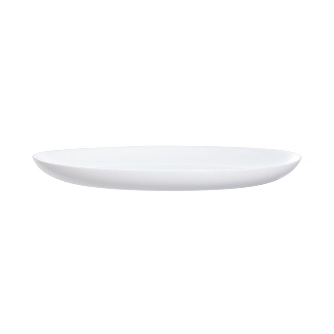 Luminarc dessert plate, round, tempered glass, 19 cm, white, Diwali White