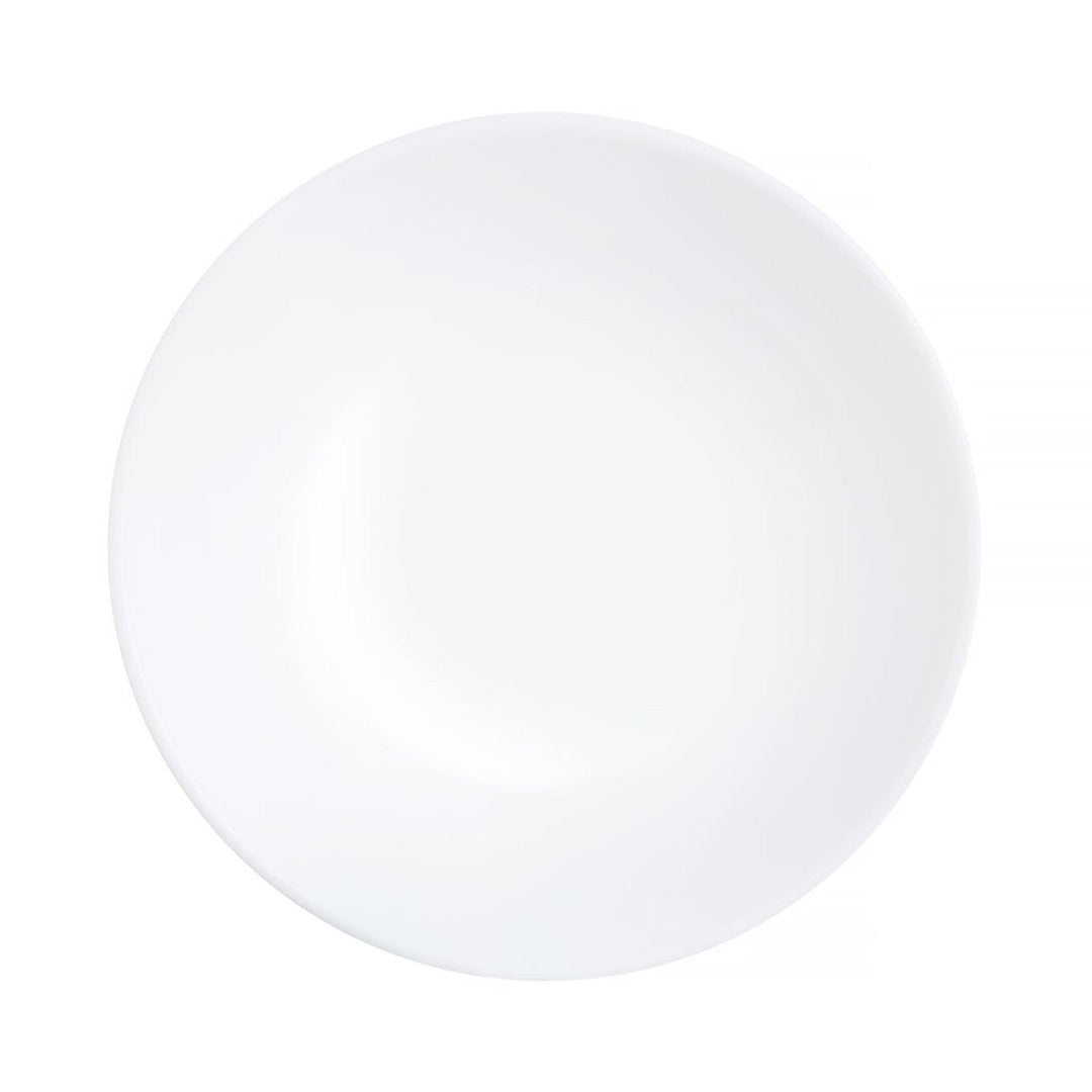 Luminarc dessert plate, round, tempered glass, 19 cm, white, Diwali White