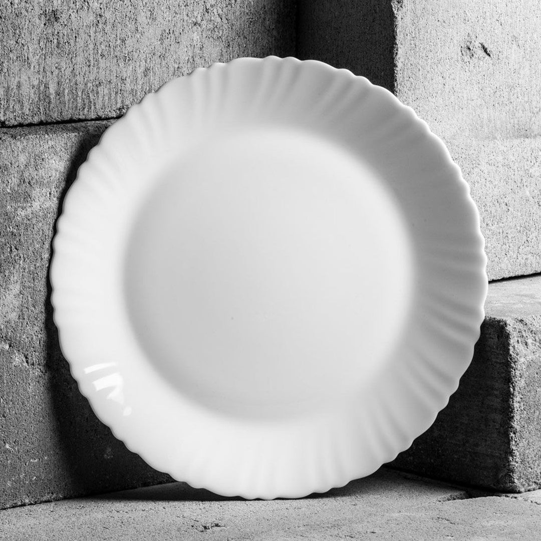 Luminarc dinner plate, white, round, 25 cm, Feston
