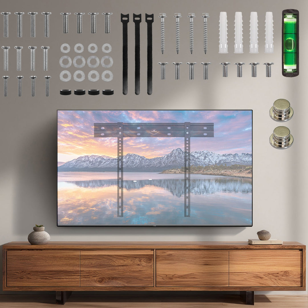 Maclean ultra flat wall mount for TV, 40-85", max VESA 600x400, load up to 80kg, MC-123