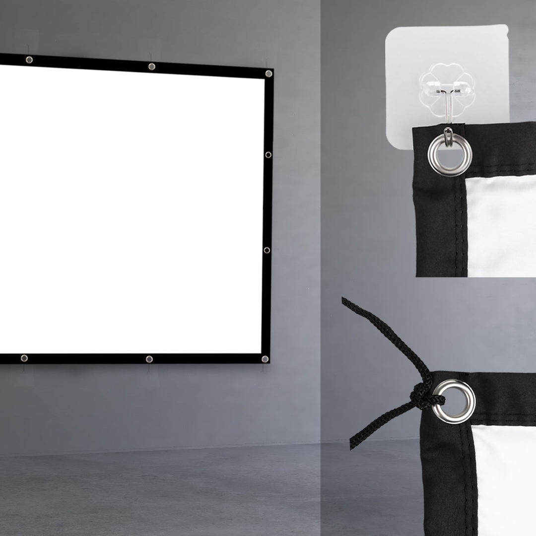 Maclean projection screen, 150", 300x220cm, 25mm 4:3 border, tension hooks, MC-168