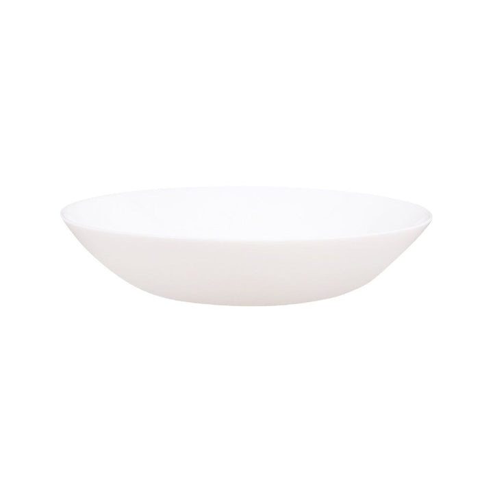 Luminarc Diwali Deep Plate – Round, White, 21 cm, Elegant and Durable Design