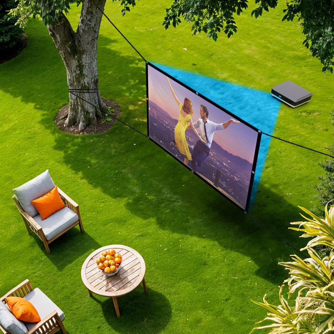 Maclean projection screen, 120", 240x180cm, 25mm 4:3 border, tension hooks, MC-169