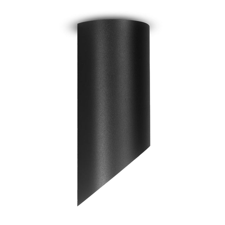 Maclean surface-mounted luminaire / tube, spot, round, aluminum, GU10, 55x130mm, black color, MCE360 B 3pcs + LED bulb GU10 7W Maclean Energy MCE437 WW warm white 3000K, 220-240V~, 50/60Hz, 3pcs