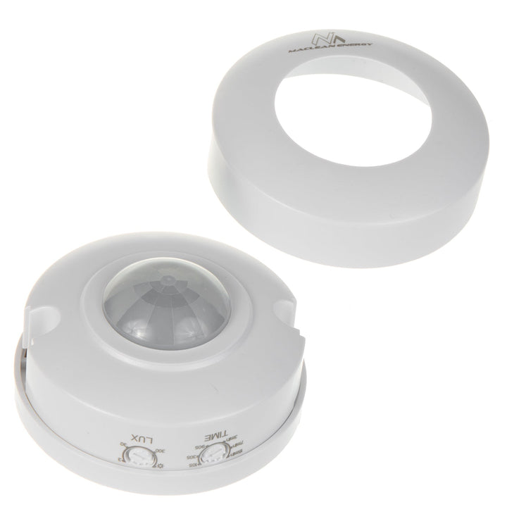 Maclean PIR motion sensor, 6m range, ceiling mounted, max load 1200W, IP20, MCE314 W 4 pieces