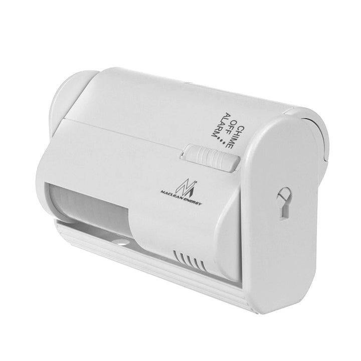 Maclean Wireless Entry Indicator, PIR sensor, range 8m, powered by 9V DC battery, volume over 70dB, MCE311 W, 2 pieces