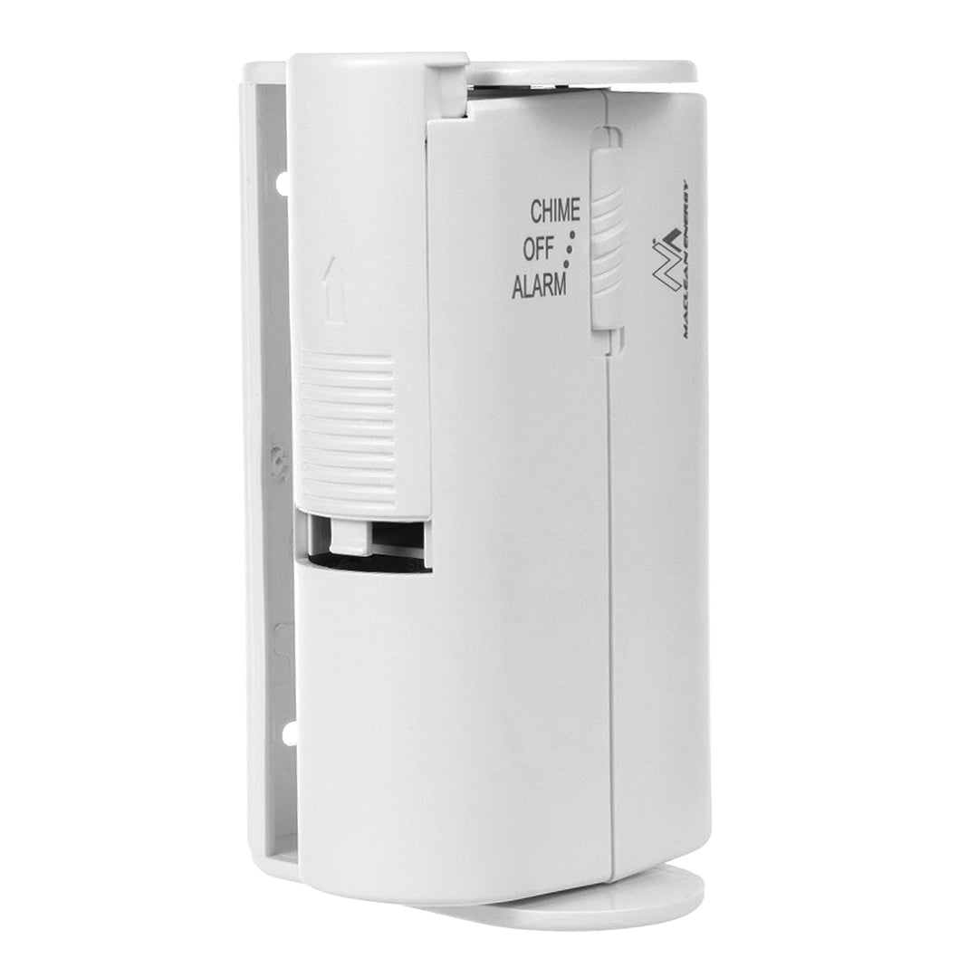 Maclean Wireless Entry Indicator, PIR sensor, range 8m, powered by 9V DC battery, volume over 70dB, MCE311 W, 2 pieces