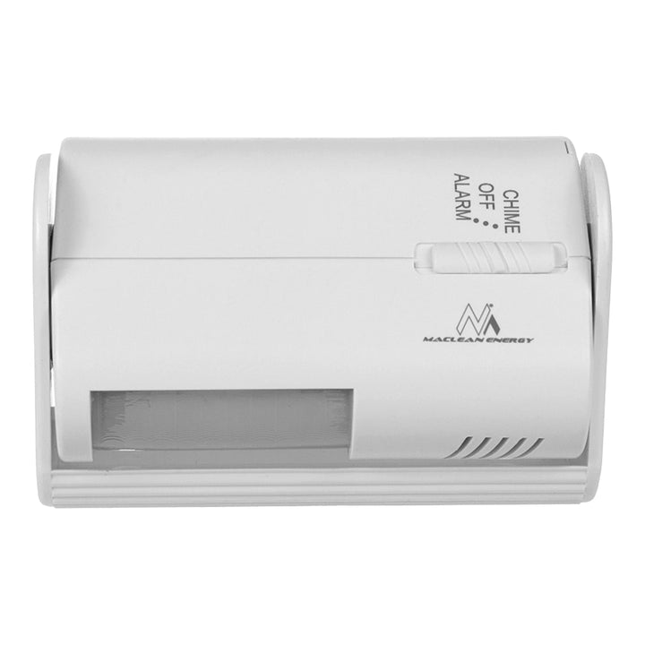 Maclean Wireless Entry Indicator, PIR sensor, range 8m, powered by 9V DC battery, volume over 70dB, MCE311 W, 2 pieces