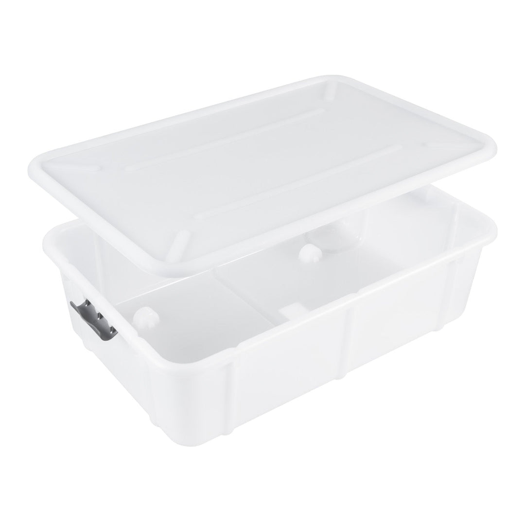 BranQ Velur 29L storage container with lid and wheels
