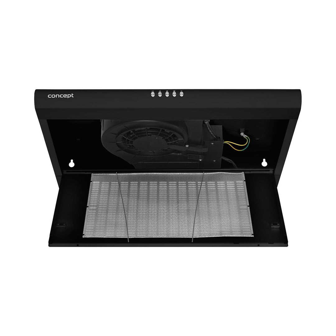 Concept OPP1360bc 60cm under-counter cooker hood black