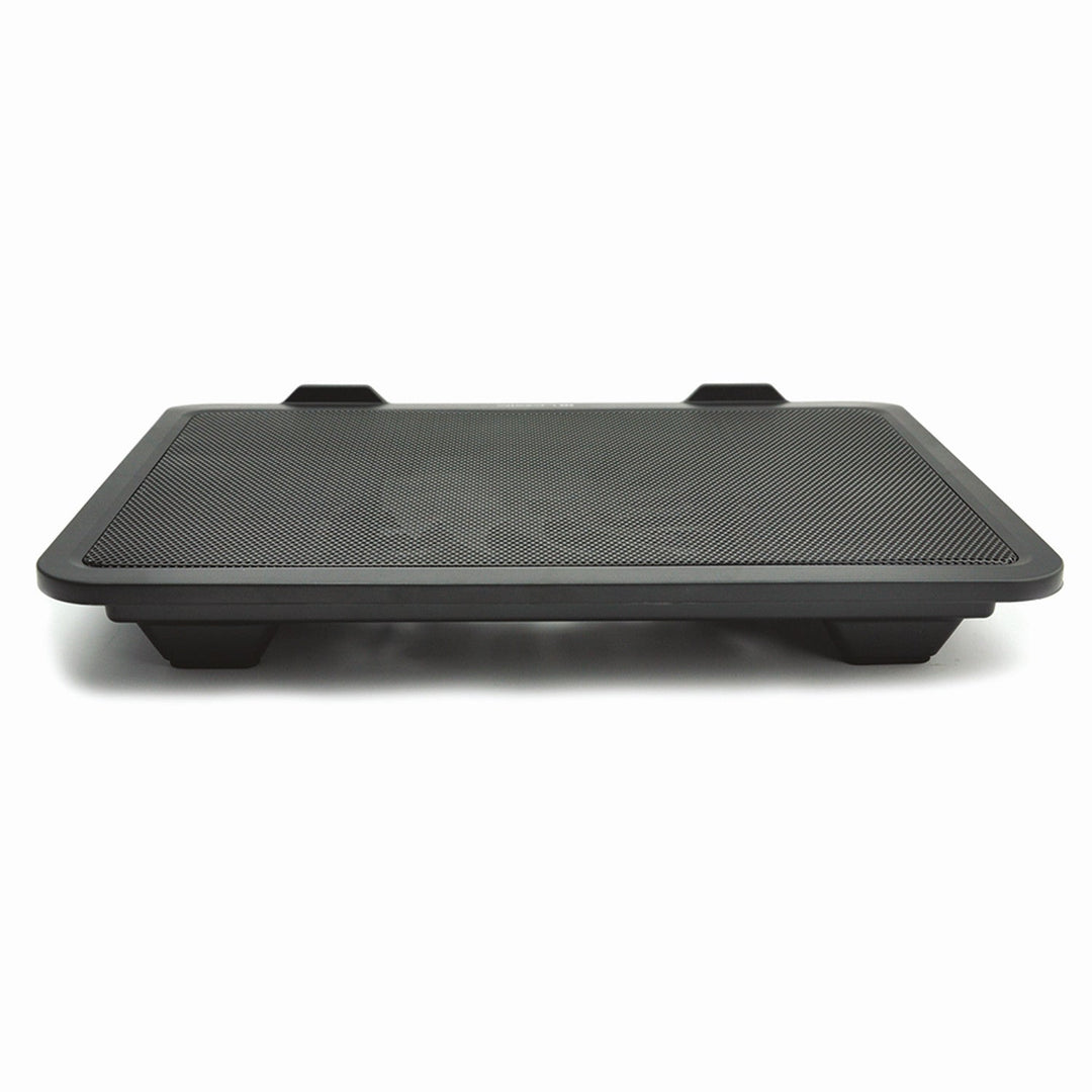 SILENT COOLING PAD - Cooling pad for laptops 15.6" and smaller, quiet, efficient, 13.5cm fans, pass-through USB port