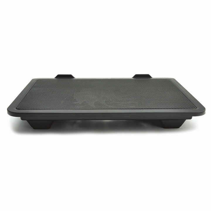 SILENT COOLING PAD - Cooling pad for laptops 15.6" and smaller, quiet, efficient, 13.5cm fans, pass-through USB port