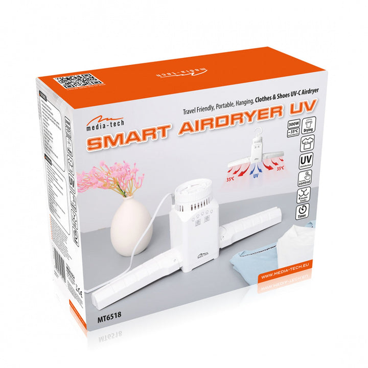 Portable hanging air dryer for clothes, shoes, etc. with UV disinfection SMART AIRDRYER UV