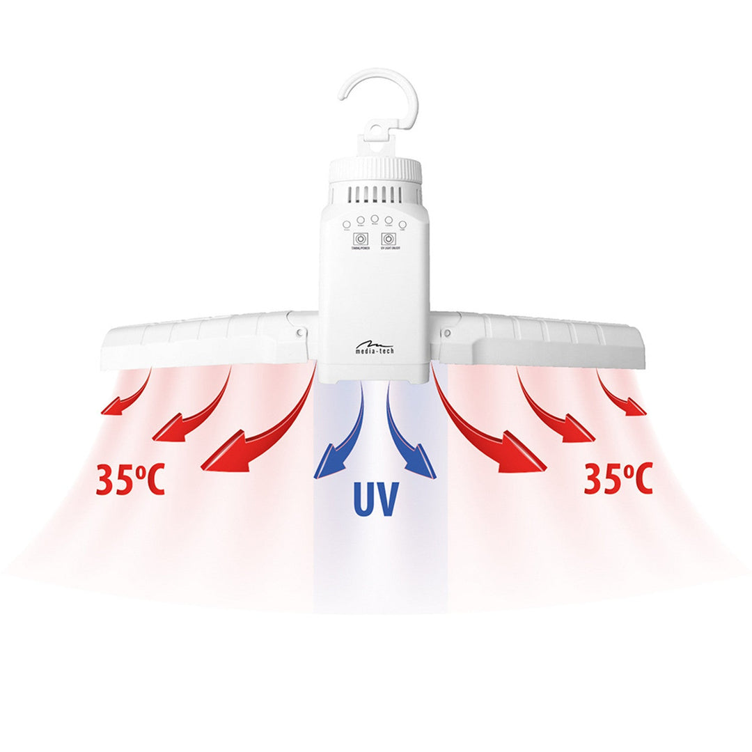 Portable hanging air dryer for clothes, shoes, etc. with UV disinfection SMART AIRDRYER UV