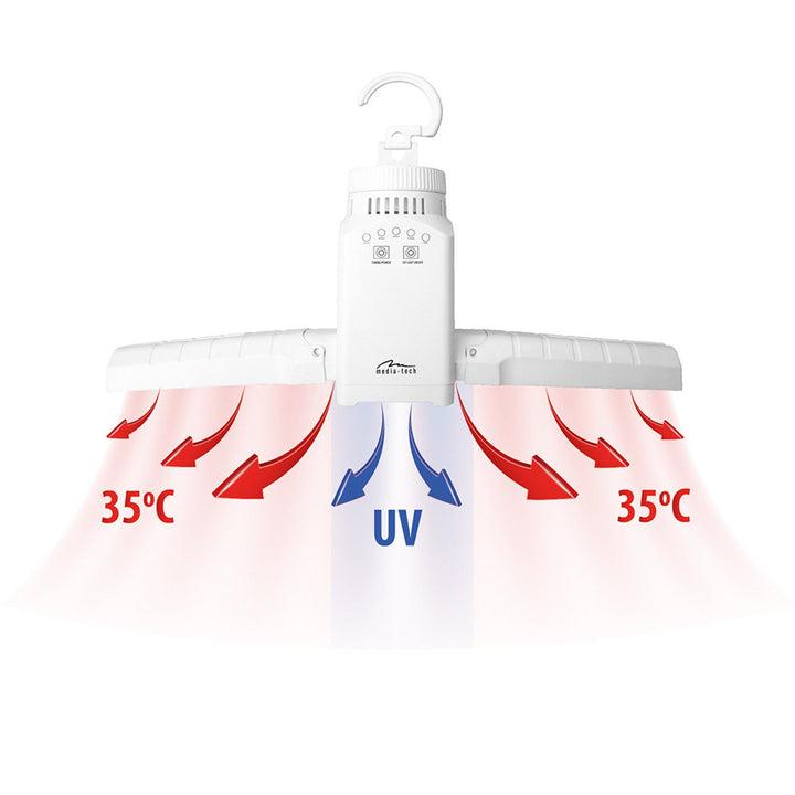 Portable hanging air dryer for clothes, shoes, etc. with UV disinfection SMART AIRDRYER UV