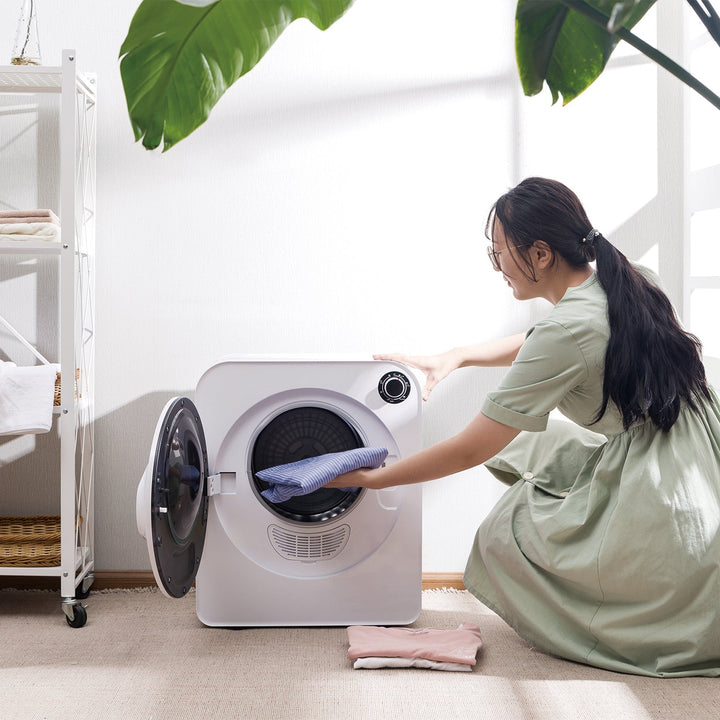 GreenBlue electric clothes tumble dryer, 3kg load, GB405 + GreenBlue GB483 tumble dryer filter set , 1x inlet, 2x outlet, (fits GB405, GB410, GB415)
