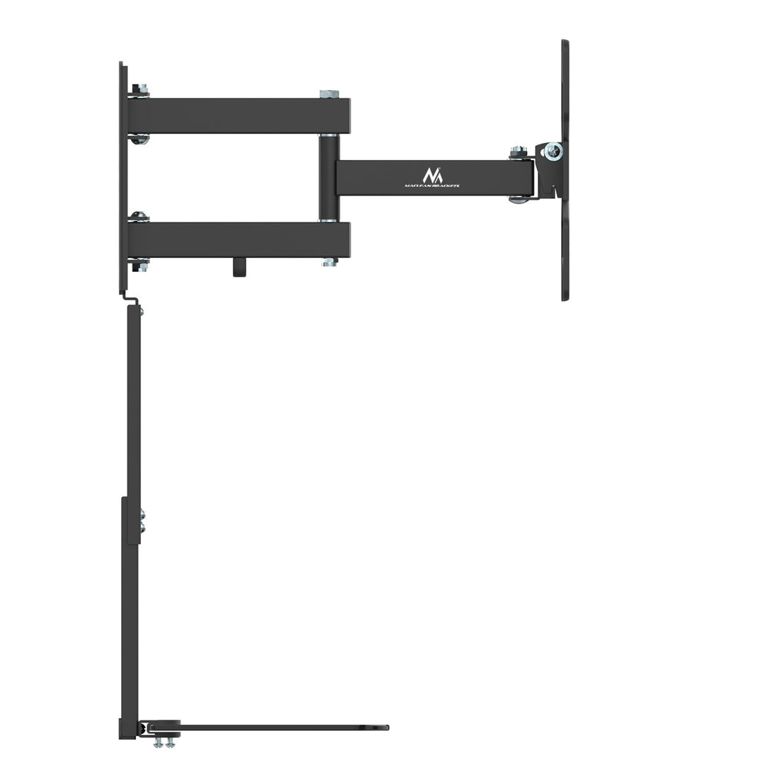 Maclean TV Mount with DVD Shelf, vesa 200x200 , 23"-43", 25kg, MC-771A +HDMI 2.0 4K 3D UHD 1.8m CABLE 48 bit