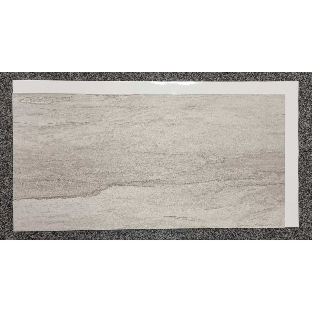 Self-adhesive tiles for wall floor Fliesana, set of 3 pieces, waterproof, natural stone pattern (cliff)