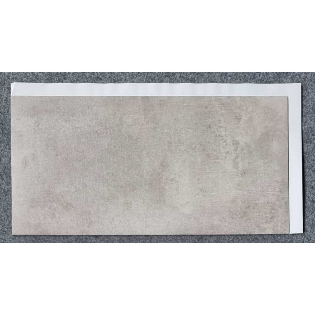Self-adhesive tiles for wall floor Fliesana, set of 3 pieces, waterproof, concrete effect, light gray color
