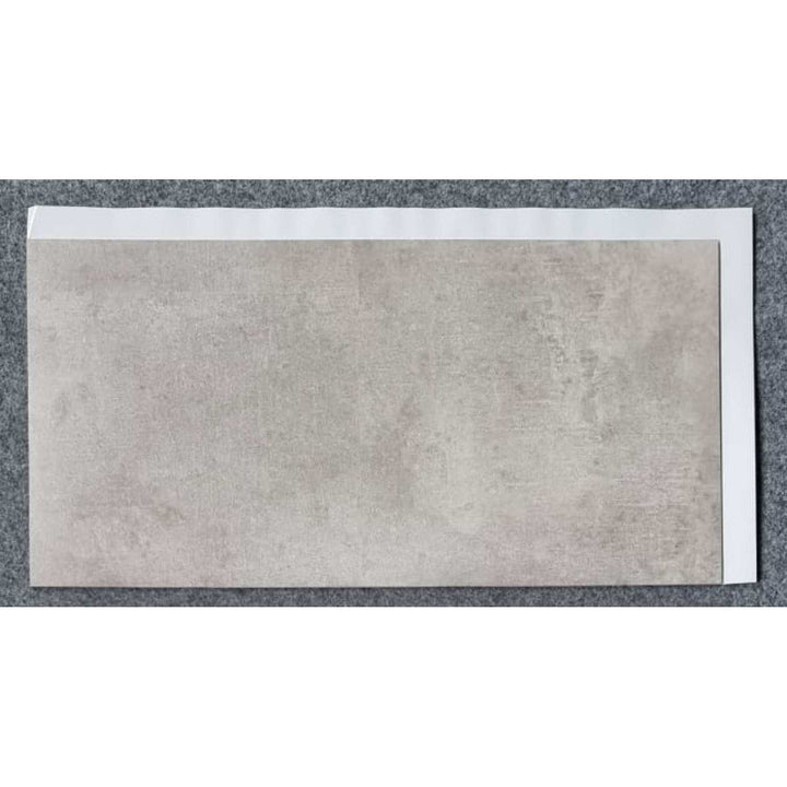 Self-adhesive tiles for wall floor Fliesana, set of 3 pieces, waterproof, concrete effect, light gray color