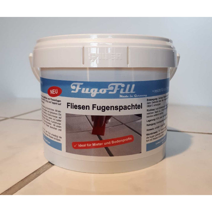 FugoFill Quick drying removable tile grout,1kg, gray