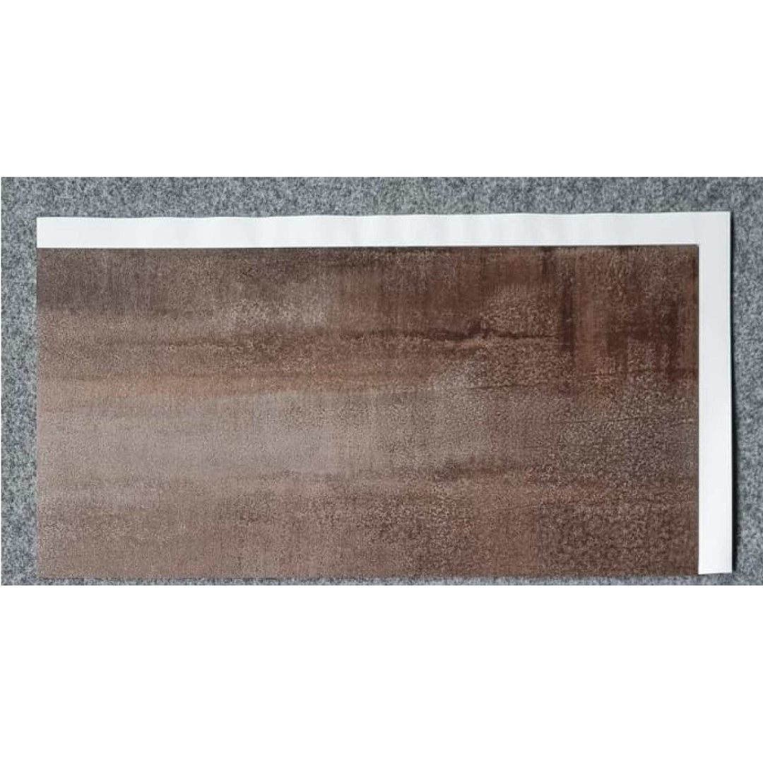 Self-adhesive tiles for wall floor Fliesana, set of 3 pieces, waterproof, natural stone pattern, rust color
