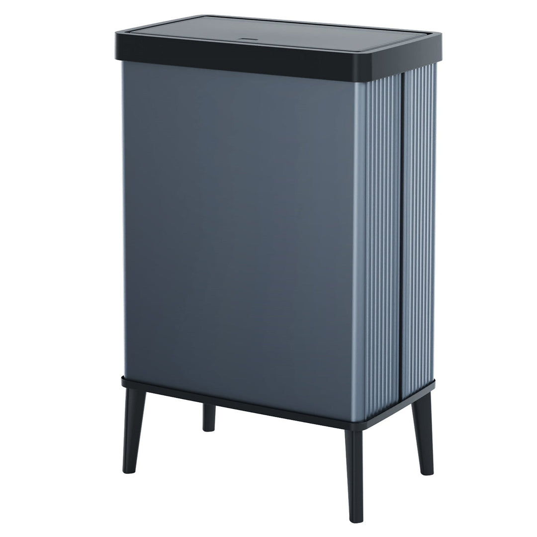 Curver waste garbage can, for segregation, on legs, blue, capacity 54l, Verto
