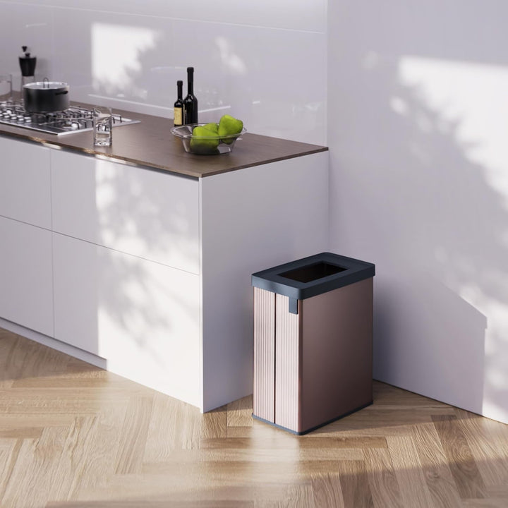 Curver trash garbage can, for segregation, pink, capacity 54l, Verto
