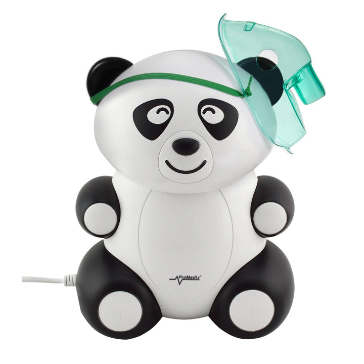 Promedix PR-812 panda children's inhaler, nebulizer kit, masks, filters + pacifier Promedix PR-815