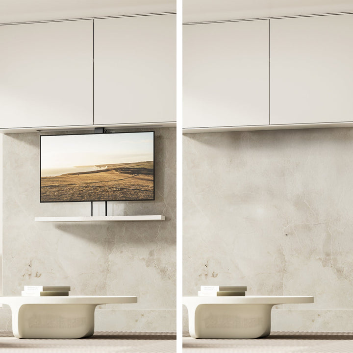 Maclean electric ceiling/floor mount, extendable, 43''-88'', VESA 600x400, max 60kg, 100-240V AC,50/60Hz