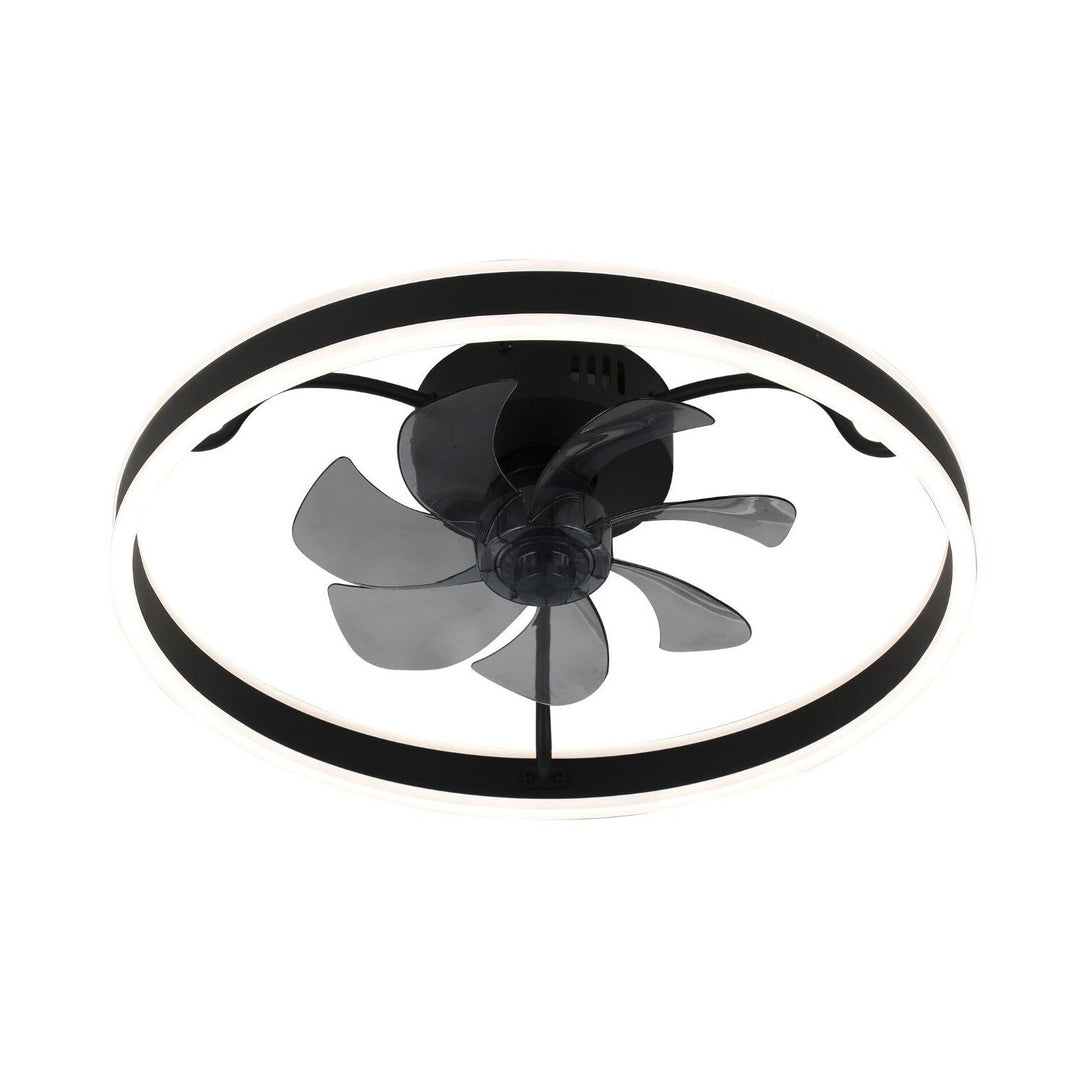 Rabalux ceiling lamp, light with fan, 40W, black, Fanfy