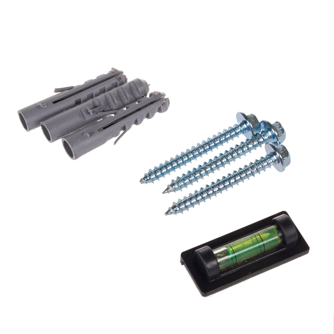 Maclean DVD shelf, max. 10kg, glass, MC-738, 2 pieces