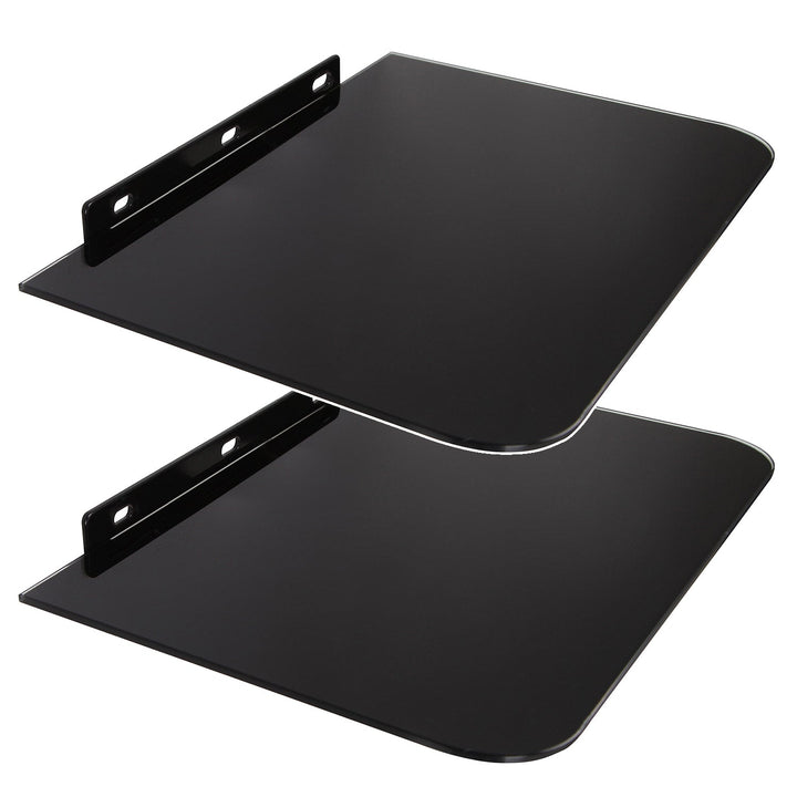 Maclean DVD shelf, max. 10kg, glass, MC-738, 2 pieces