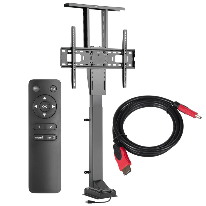 Maclean Electric Extension Mount for TV, 37''-65''', VESA 600x400, max 50kg, MC-866 + HDMI 2.0 4K 3D UHD 1.8m CABLE 48 bit Copper