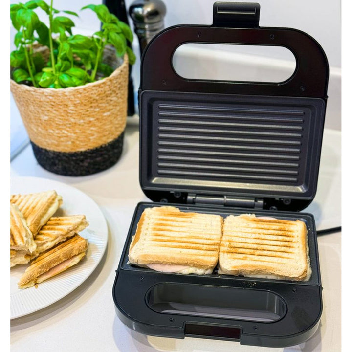 Blaupunkt SMS501 750W Toaster and Sandwich Grill – Compact and Versatile Electric Grill for Toasted Sandwiches, Paninis, and Snacks