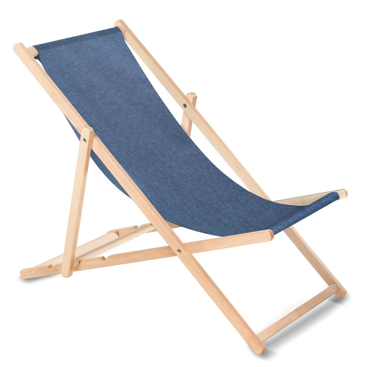 GreenBlue GB183M melange blue beech classic lounger, 4 pieces