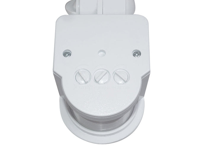 Maclean wall-mounted motion and dusk sensor, 180°, max. 1200W, black and white, MCE25