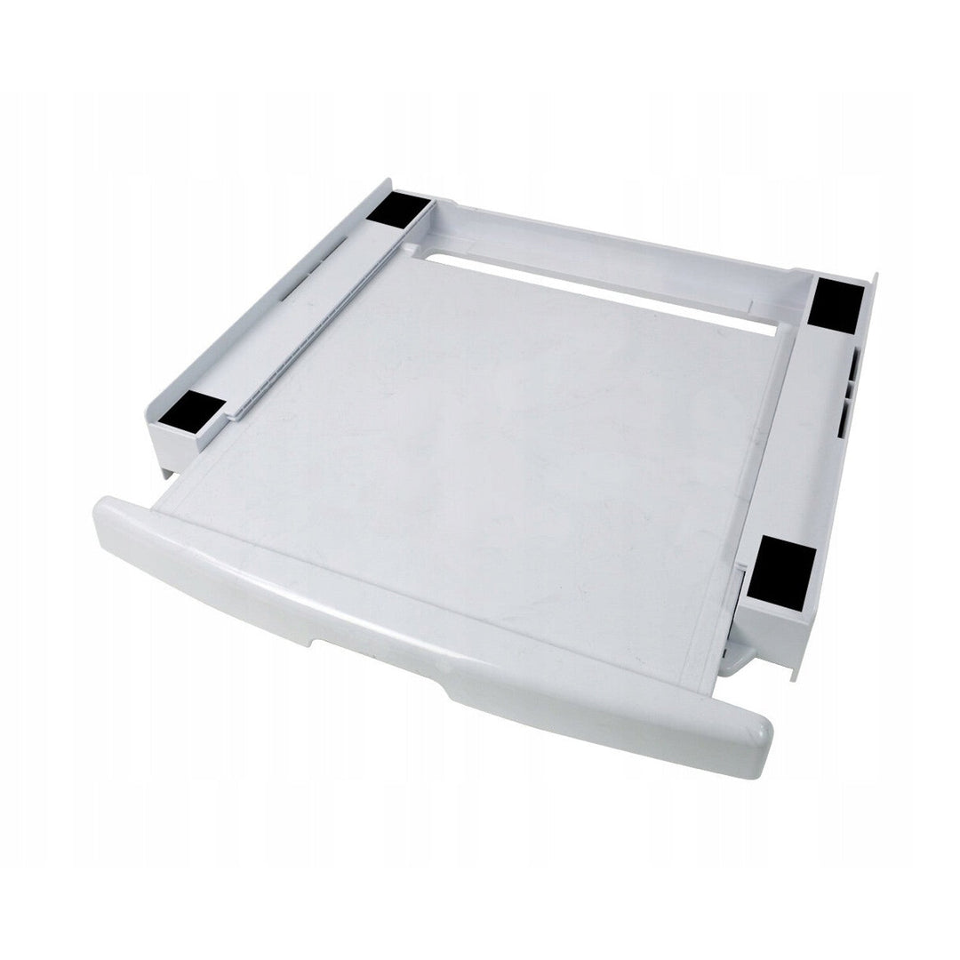 Universal washer-dryer connector, pull-out shelf, 60 cm, white, Scanpart