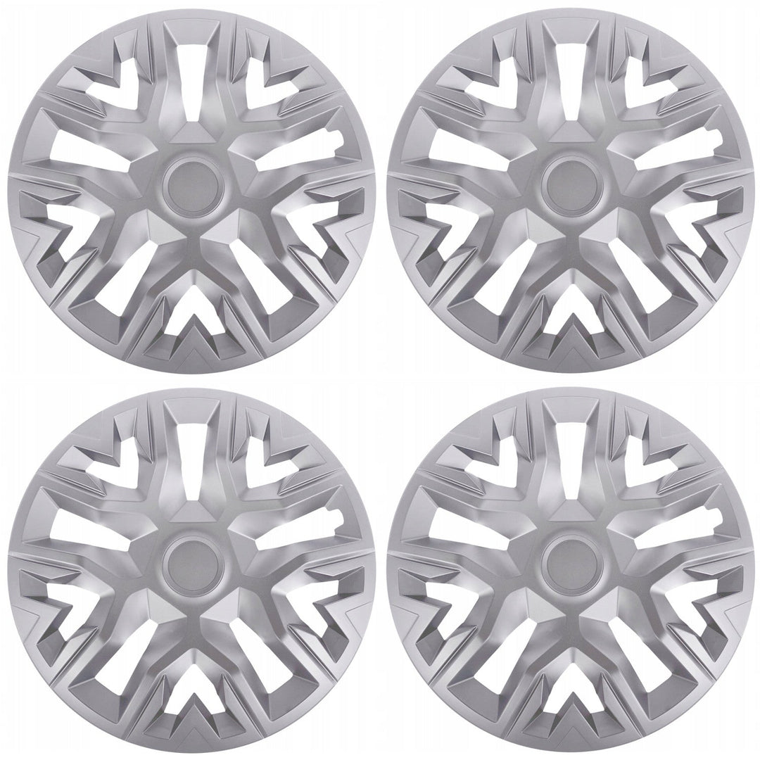 Universal hubcaps 14'' NRM The Best silver 4 pieces