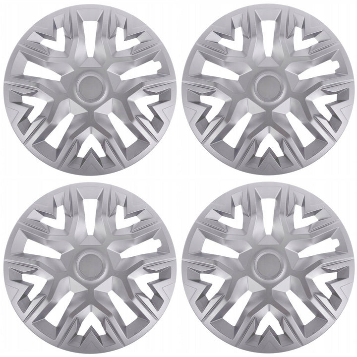 Universal hubcaps 14'' NRM The Best silver 4 pieces