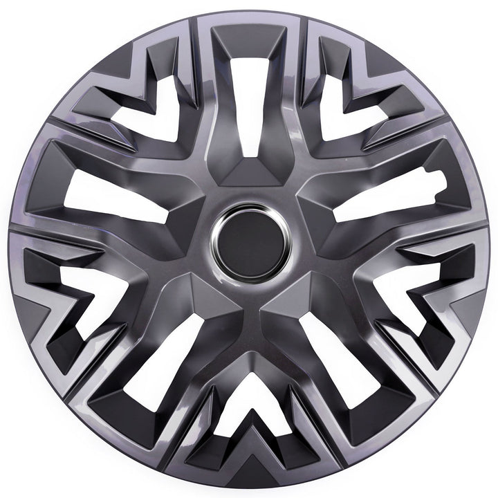 Universal hubcaps 15'' NRM Perfecto graphite painted 4 pieces
