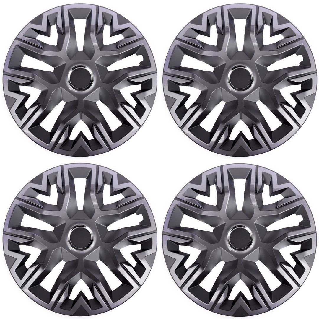 Universal hubcaps 16'' NRM Perfecto graphite painted 4 pieces