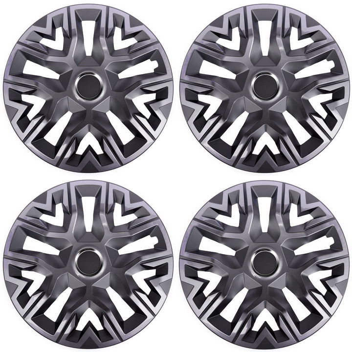 Universal hubcaps 16'' NRM Perfecto graphite painted 4 pieces
