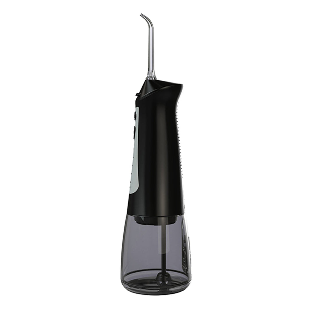 LAFE dental irrigator, 5 modes, 6 tips, black, CleanPRO