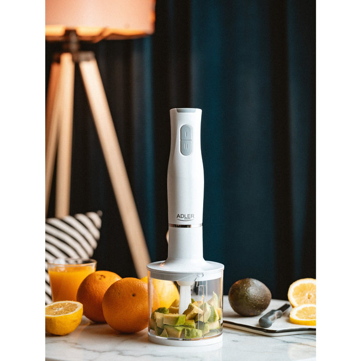 Adler hand blender, 2 speeds, white, 800W, AD 4620
