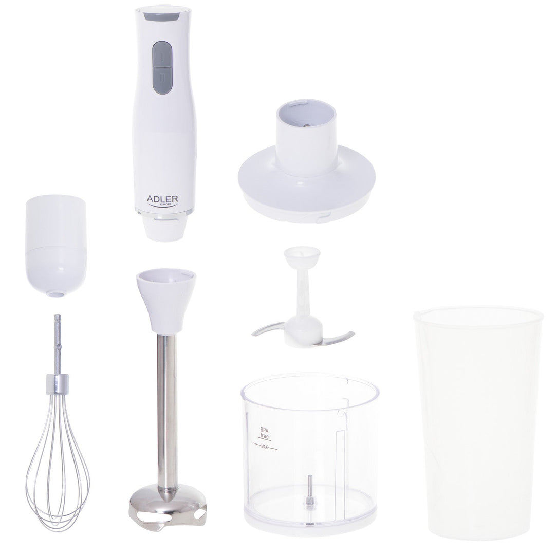 Adler hand blender, 2 speeds, white, 800W, AD 4620